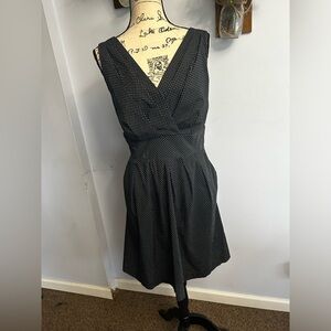 Corey P midi dress pin up retro 50's vixen vintage inspired polka‎ dots pockets